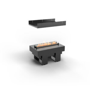 Cool Flame See-Through Fireplace